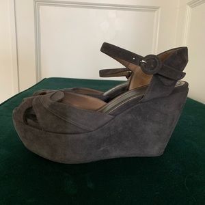 Marni Suede Platform Sandals